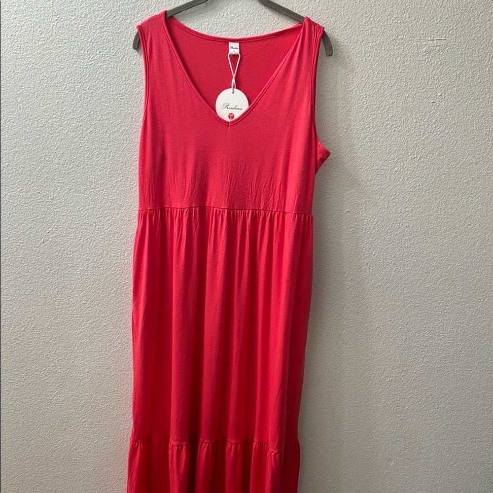 Red Sleeveless Dress